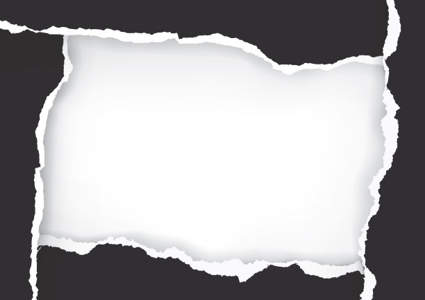 黑色撕纸框，横幅模板。图片下载