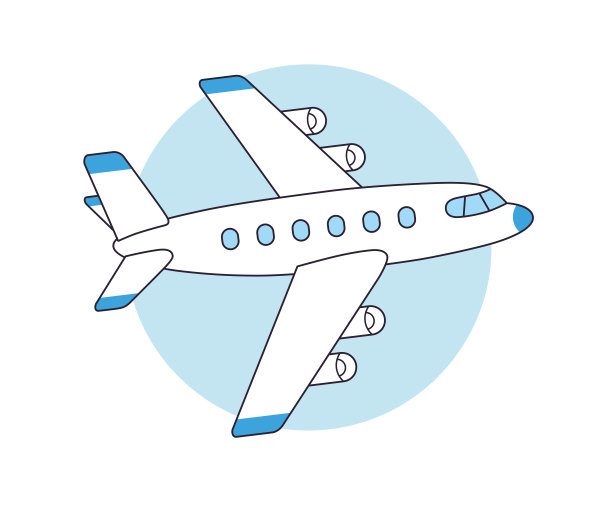 客机图标图片下载