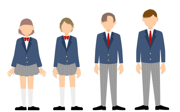 初中生和高中生穿校服图片下载