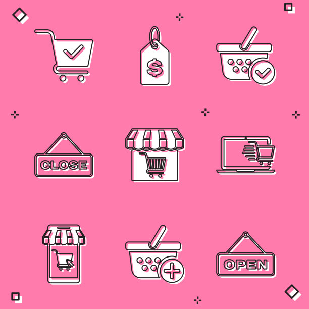 设置购物车与检查标记价格标签图片下载