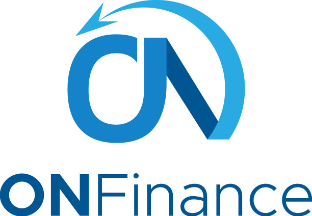 财务账户上的现代首字母标志设计图片下载