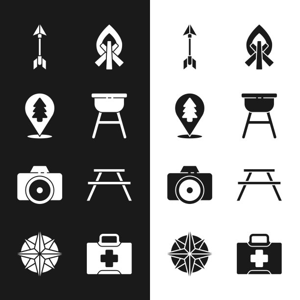 集烧烤于一体的森林烧烤地点图片下载