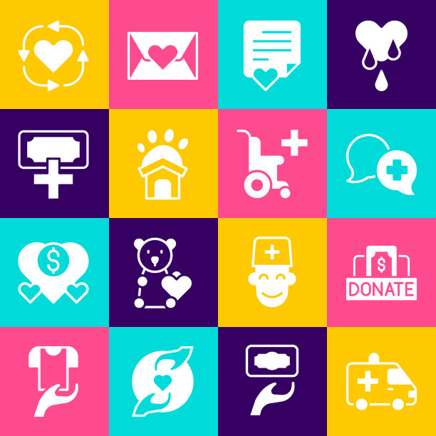 设置救护车捐赠与慈善对话图片下载