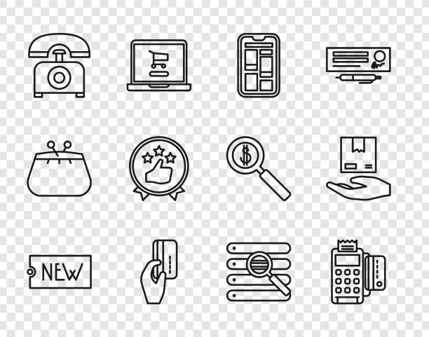 设置线价格标签与文本新的网上购物图片下载