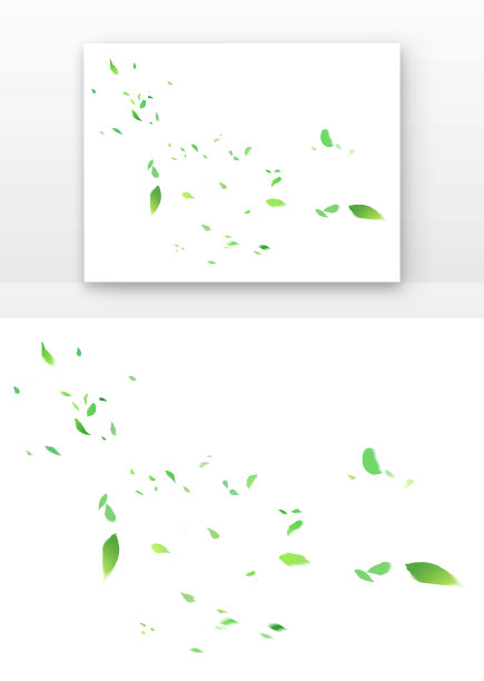 在空中飘荡的树叶图片下载