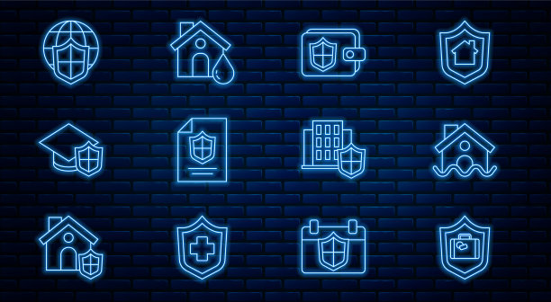 集线旅行旅行箱与盾屋洪水图片下载