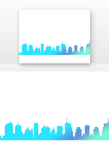 城市剪影高楼建筑城市剪影图片下载