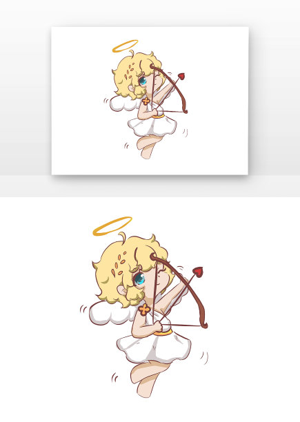 情人节卡通爱神丘比特图片下载