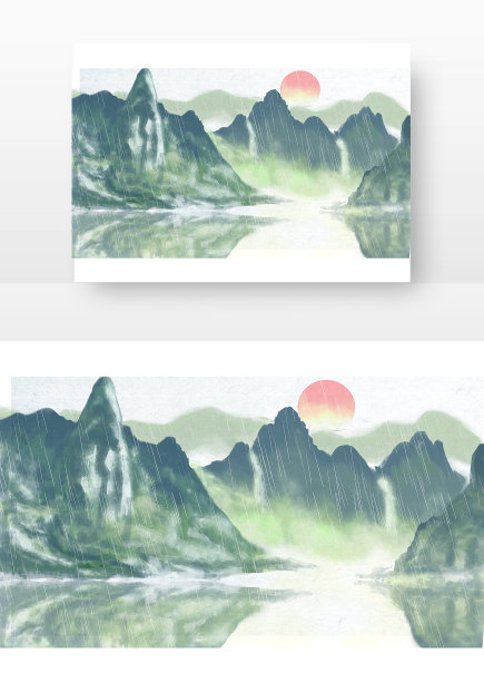 国风山水风景图片下载