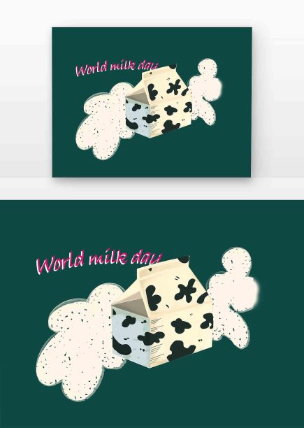 卡通牛奶图片下载