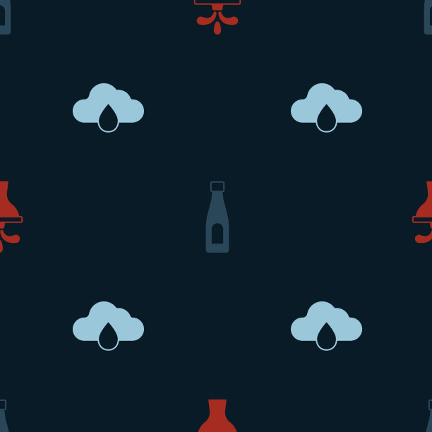 集泉瓶之水，云与雨图片下载