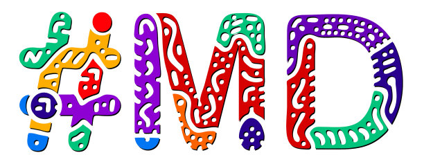 Md标签多色明亮的隔离曲线图片下载