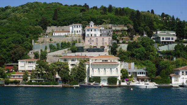 伊斯坦布尔附近的博斯普鲁斯海峡图片下载