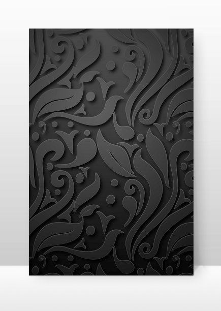 黑色凸起花纹墙面纹理背景图片下载