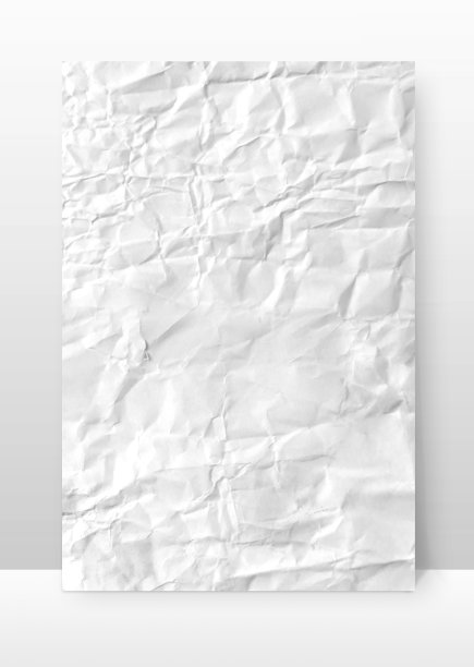 白色纸张褶皱质感背景图片下载