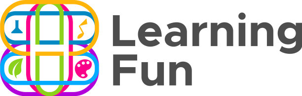 现代多彩学习乐趣快乐的标志设计图片下载