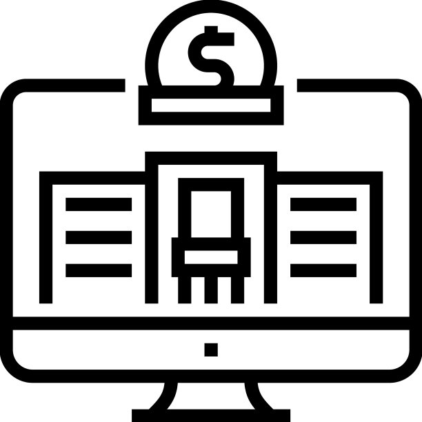 私人盈利机构线性图标图片下载
