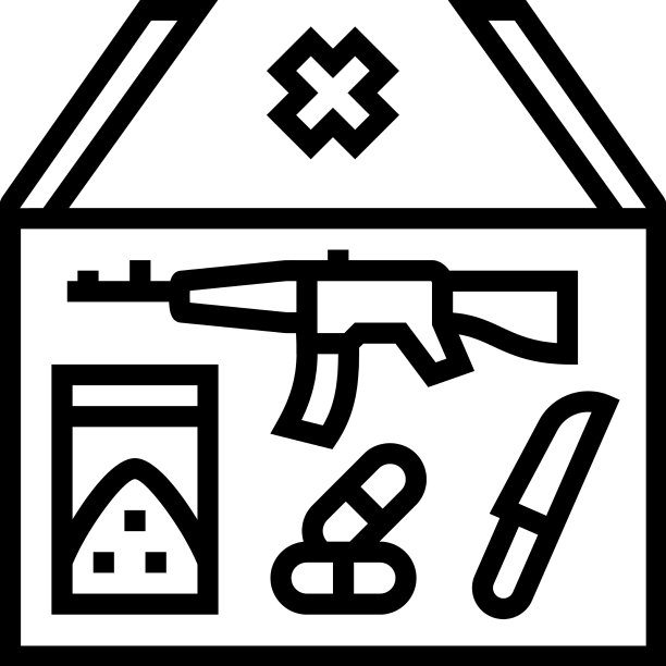 违禁品线性图标图片下载