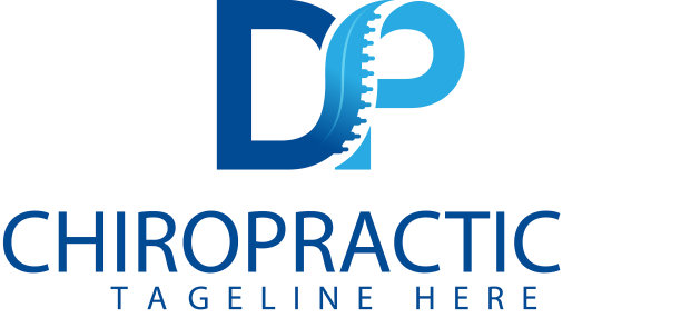 扁平化初始dp捏脊健康标志设计图片下载