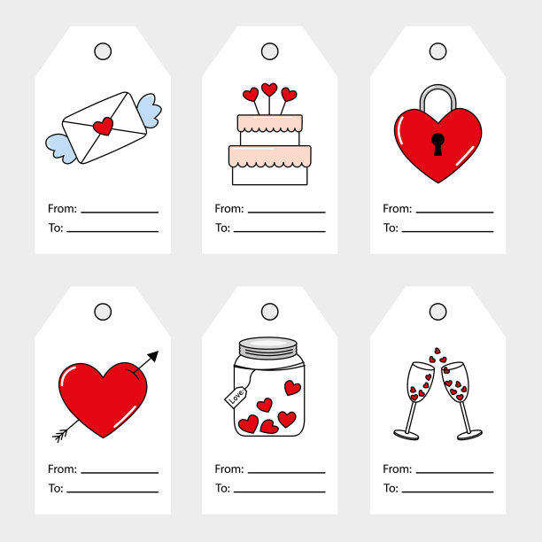 为情人节设置标签图片下载