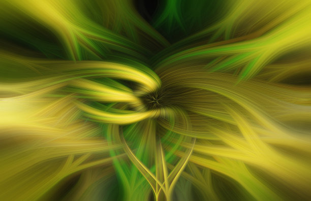抽象彩色旋转背景。现代分形花叶设计幻想磅礴的背景。照明光绘画。3d插图图片下载