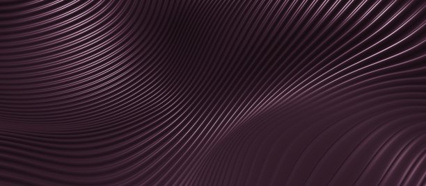 波背景平行线波塑料扭曲曲线三维插图图片下载