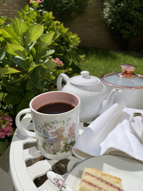 户外的下午茶图片下载