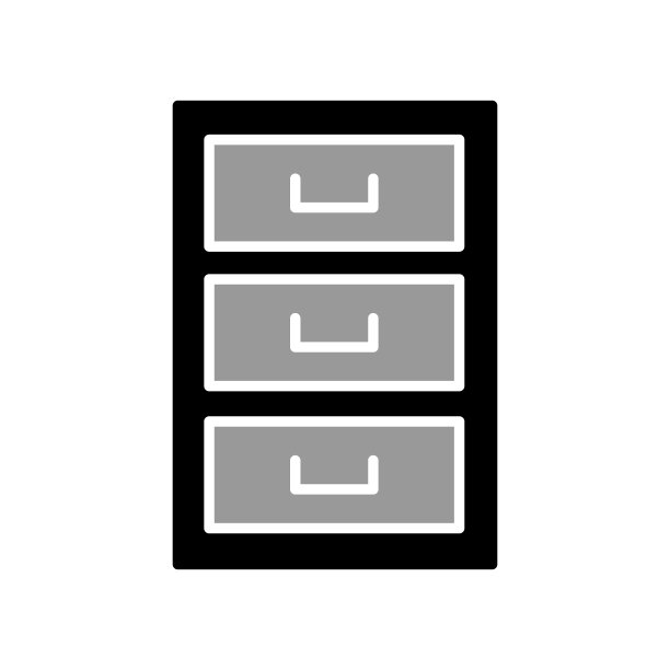 图形的文件柜图标图片下载