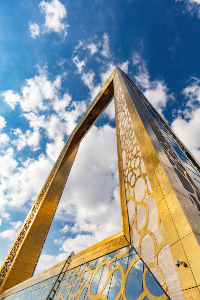 阿联酋迪拜相框景点图片下载