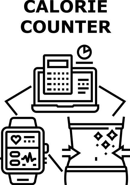 卡路里计数器图标图片下载