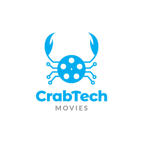 蟹电影科技标志设计图形符号图片下载