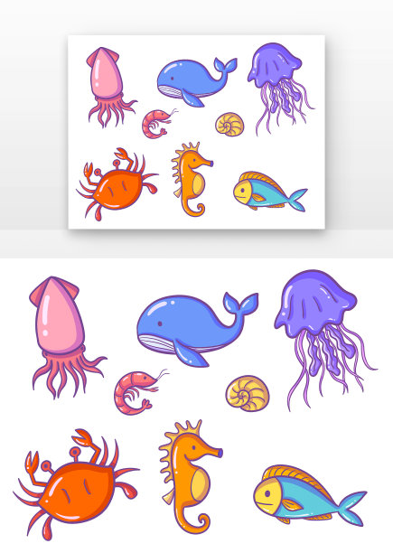 生物套图海洋鱼海底鱼类图片下载