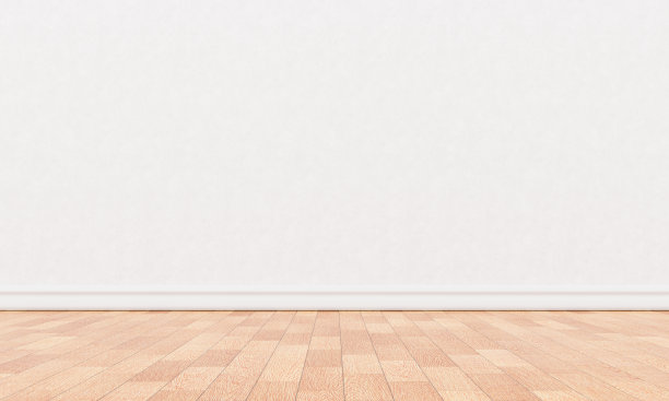 空房间木地板和原始的混凝土墙在暗色调的风格背景。室内建筑和建筑材料墙纸的概念。3 d演示呈现图片下载