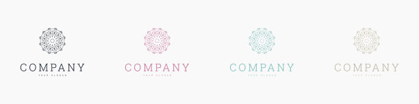 创意曼荼罗标志模板品牌复古图片下载