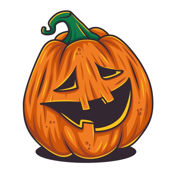 万圣节十月南瓜设定与表情情感图片下载