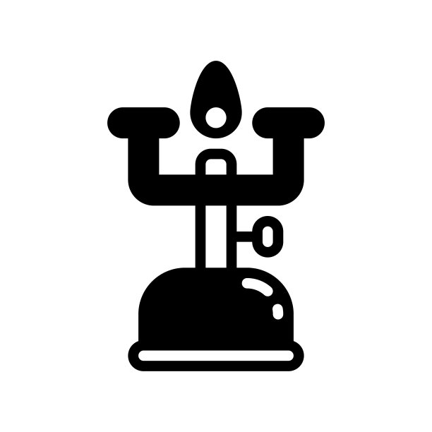 露营气固体风格的图标图片下载