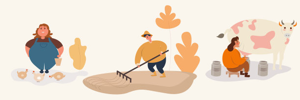 农业功能包括喂鸡、挤牛奶、为种植蔬菜铲土。图片下载