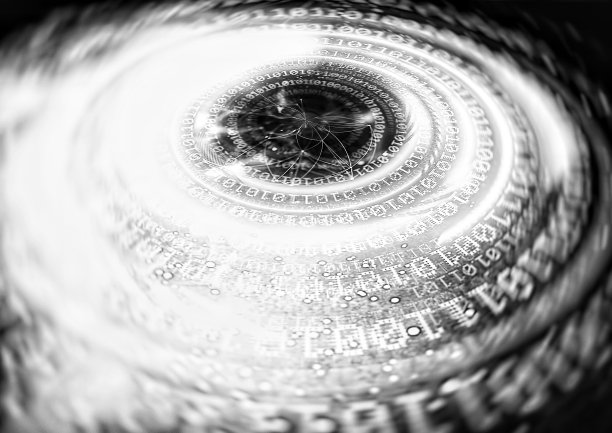 计算机网络概念的三维插图图片下载