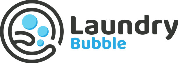 现代彩色洗衣泡沫清洁标志设计图片下载