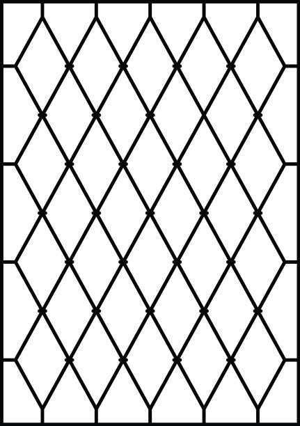 格架墙围栏设计图片下载