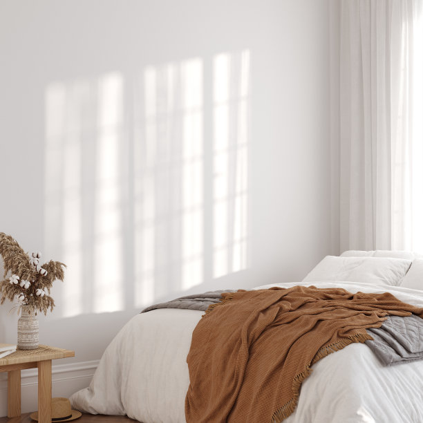 那种波西米亚风格的室内风格。室内的房间。墙模型。墙艺术。3d渲染，3d插画图片下载