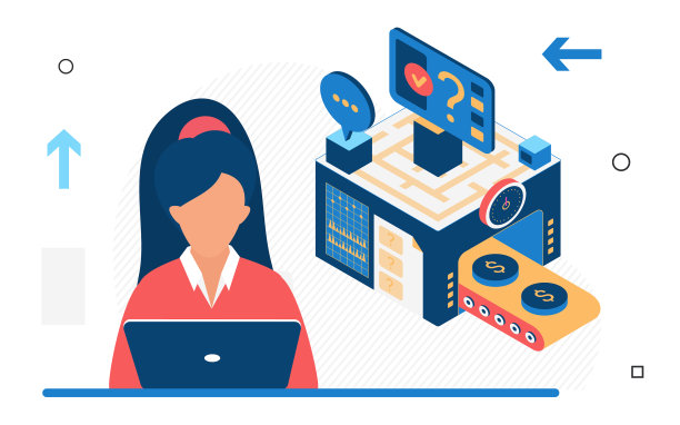 女性企业财务流程绩效运用图片下载