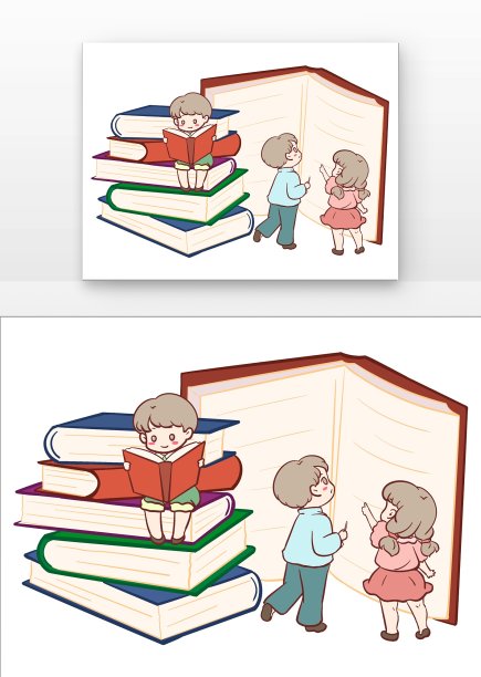 在书本前学习的学生图片下载