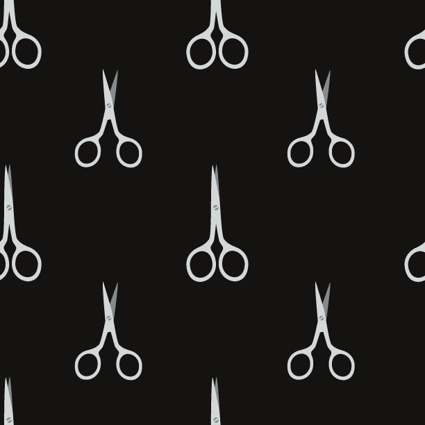 矢量平面手绘无缝图案图片下载