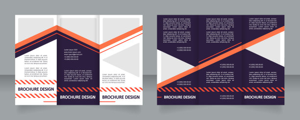 旅游策划机构促销宣传册模板设计图片下载