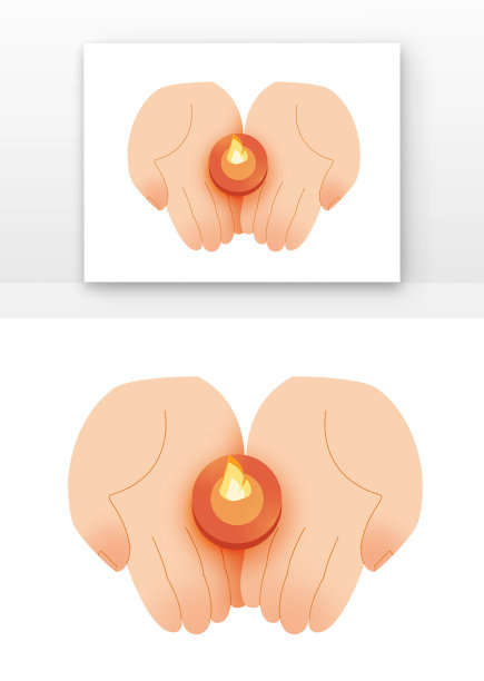 唐山大地震手捧蜡烛祭奠祈福图片下载