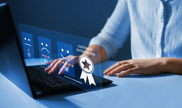客户评审满意度和反馈。评估服务质量导致企业声誉排名。质量控制认证和标准化。图片下载