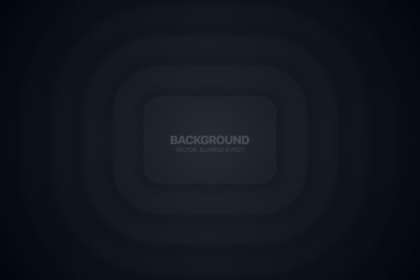 变形材料设计黑色圆角矩形3d图片下载