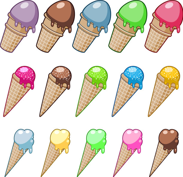 冰淇淋集图片下载