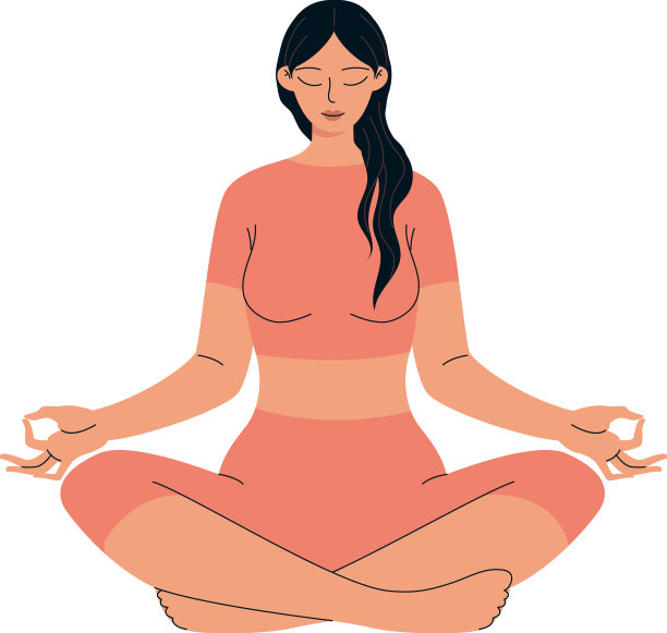 女人是坐在莲花位和图片下载